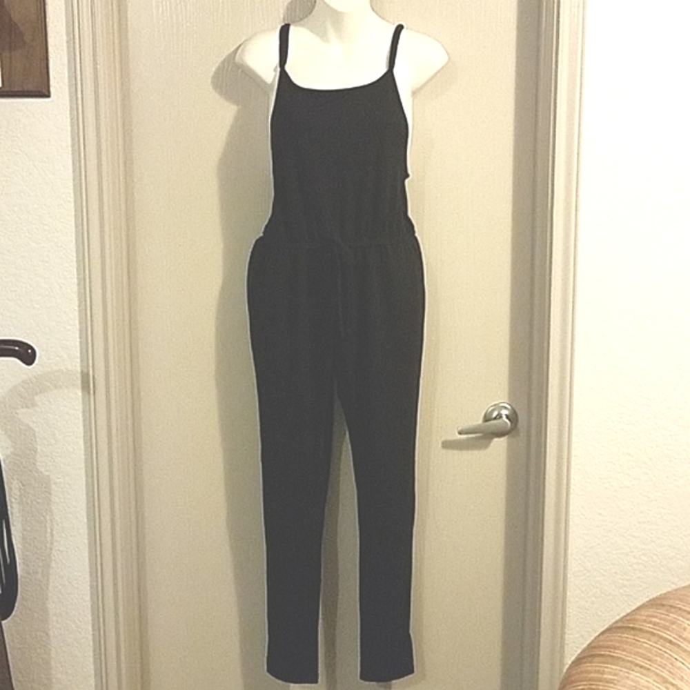 JUMPSUIT - Black summer jumper Large